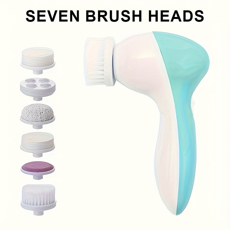 Electric 7-In-1 Facial Cleanser Face Washer