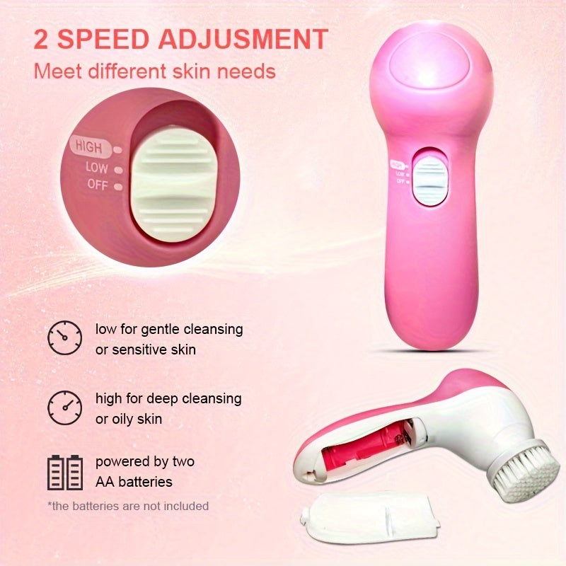 Electric 7-In-1 Facial Cleanser Face Washer