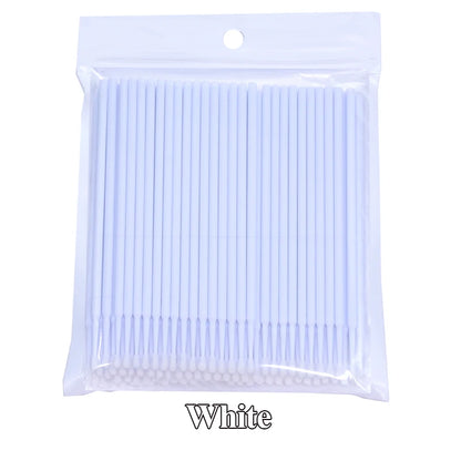 100PCS/Bottle Cleaning Swabs/ Applicators Microblade Makeup Micro Brushes