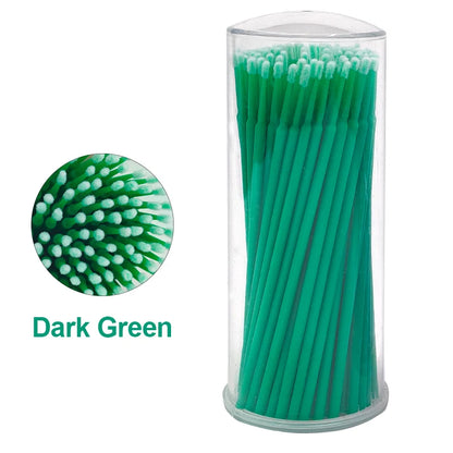 100PCS/Bottle Cleaning Swabs/ Applicators Microblade Makeup Micro Brushes