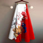 Skirt Hanging Over The Knee High Waist Printing Skirts Female
