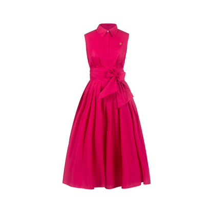 Beach Sleeveless Lace up  Long Dress