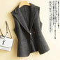 Loose Woolen Vest Ladies Casual Waistcoat Vest