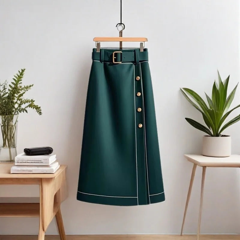 Single Breasted mini Skirt