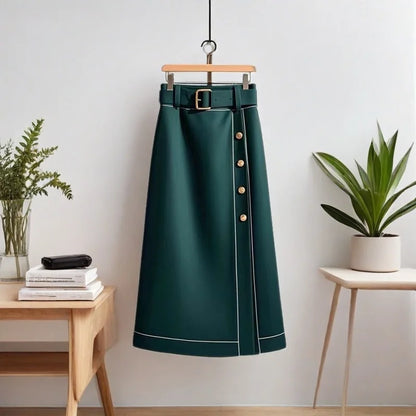 Single Breasted mini Skirt