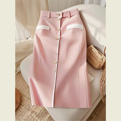Pink Chic A-shaped Skirt