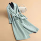Winter Solid Color Wool Coat