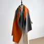 Women's Winter Wool Scarf - Long Warm Cashmere-Like Solid Color Pashmina Shawl, Wrap