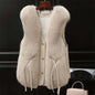 High Quality synthetic Fur Vest Jacket
