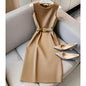 Elegant Formal Dress With Belt