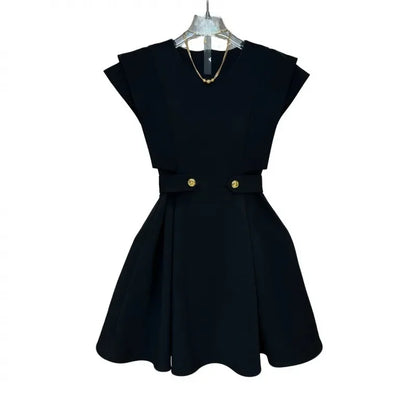 High Collar Dress