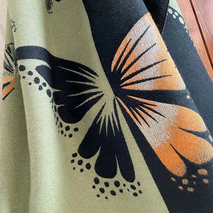 Thick Warm Scarf Women Cashmere Shawl and Wraps Pashmina