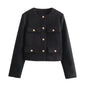 Cropped Jacket Long Sleeve Vintage