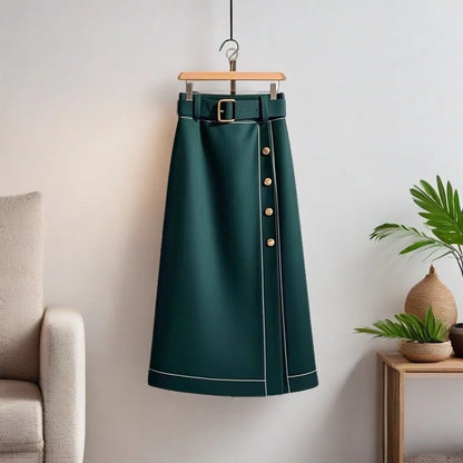 Single Breasted mini Skirt