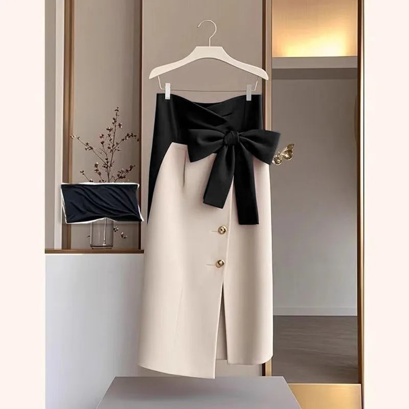 Elegant Bow Skirt