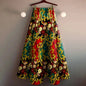 Skirt Hanging Over The Knee High Waist Printing Skirts Female