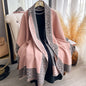 Cashmere Plaid  Scarf Winter Women Pashmina Shawls Warm Blanket Wraps Female Thick Scarves Bufanda Scarves
