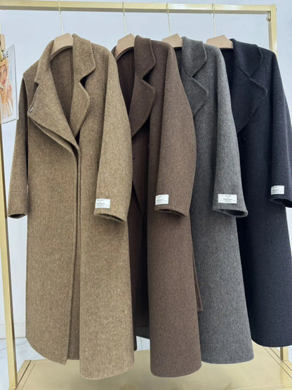 Winter New Solid Color Scarf coat