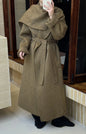 Winter New Solid Color Scarf coat