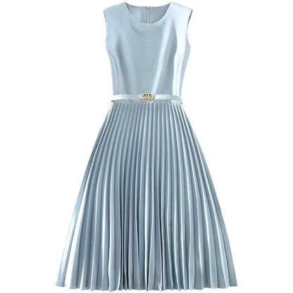 Pleated Skirt Corset Dress