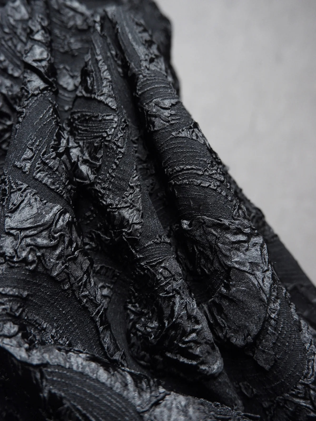 Black and white texture designer fabric