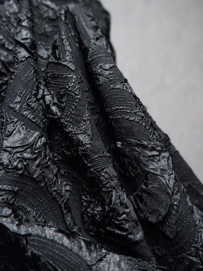 Black and white texture designer fabric