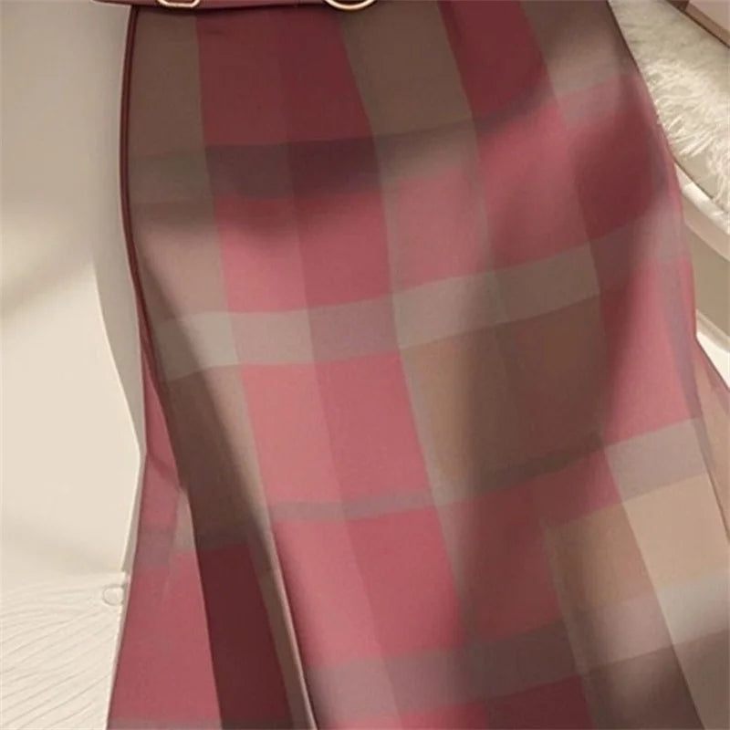 Printed Skirts With Belt