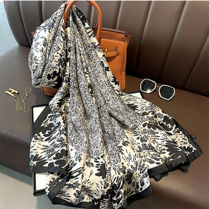 Scarf Polyester Material Smooth Scarf Soft Shawl