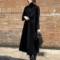 Women Long Bathrobe Style Autumn Winter Jacket Coat Female Luxury