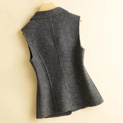 Loose Woolen Vest Ladies Casual Waistcoat Vest
