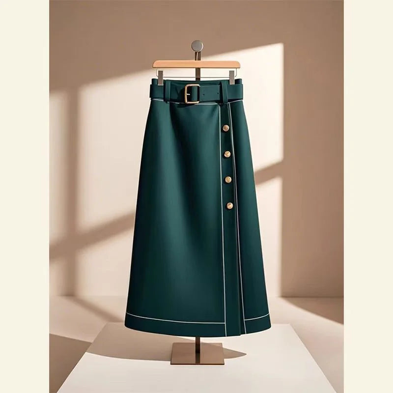 Single Breasted mini Skirt