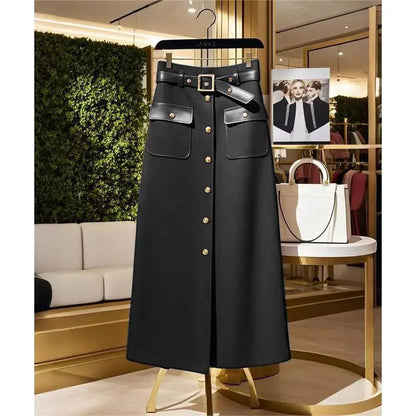 Vintage Leather Skirt