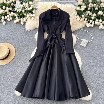 Long Sleeve dress/ belt