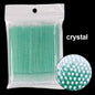 100PCS/Bottle Cleaning Swabs/ Applicators Microblade Makeup Micro Brushes