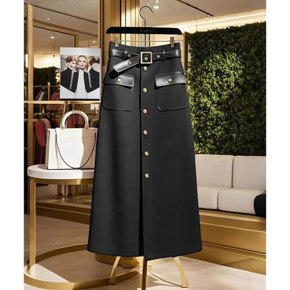 Vintage Leather Skirt