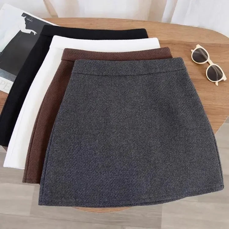 Thickened Line Mini skirt