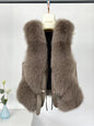 Synthetic Fur Vest Short Style