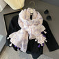 Viscose Cotton Scarf Aztec Paisley Floral Shawl Wraps Lady Thin Scarves Fashion Tassel