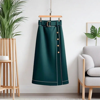 Single Breasted mini Skirt