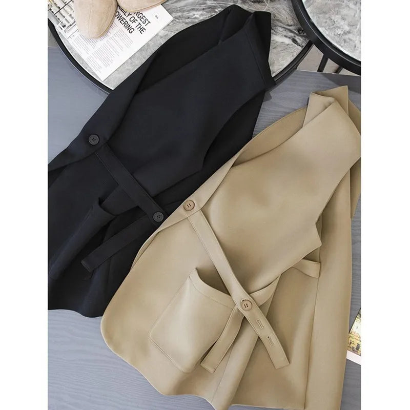 Ladies Vest Coat Loose Casual Waistcoat