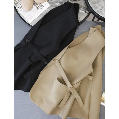 Ladies Vest Coat Loose Casual Waistcoat