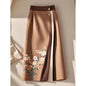 Floral Vintage Women Long Skirts