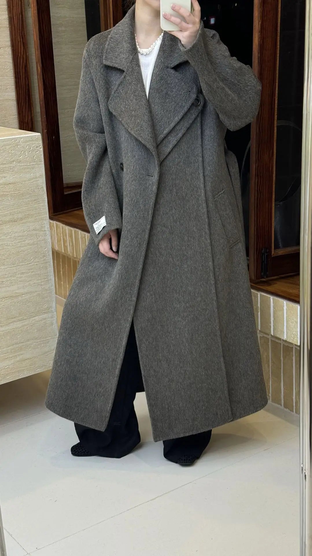 Winter New Solid Color Scarf coat