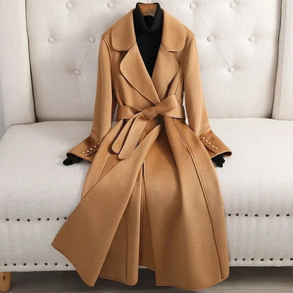 Women Coat - Wool overcoat