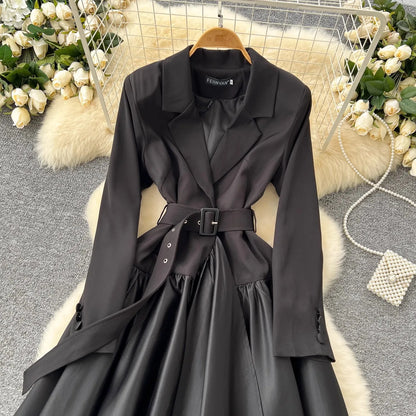 Long Sleeve dress/ belt