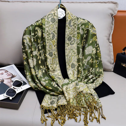 Pashmina Chale Dame Enveloppement Chaud Hiver Foulards Femme