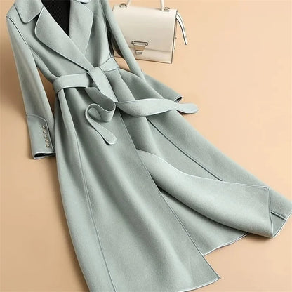 Women Coat - Wool overcoat