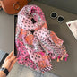 Viscose Cotton Scarf Aztec Paisley Floral Shawl Wraps Lady Thin Scarves Fashion Tassel
