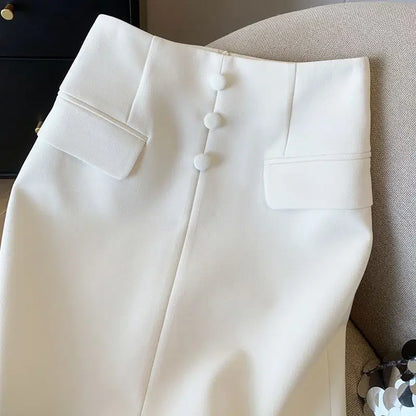 Elegant High Waist Skirt