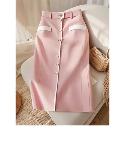 Pink Chic A-shaped Skirt